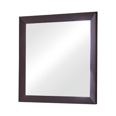 204394 Kauffman Rectangular Mirror Dark Cocoa