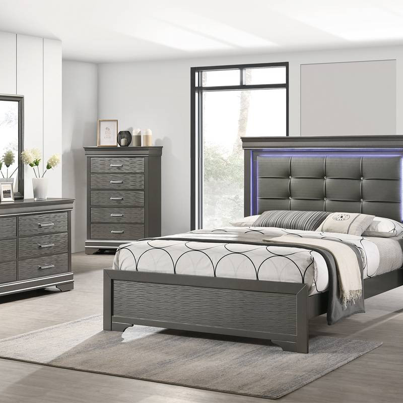 F9641Q-5PC 5PC SETS Queen Bed