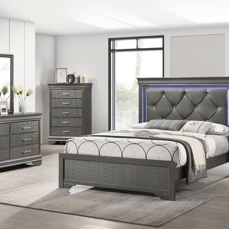 F9640EK-4PC 4PC SETS Eastern King Bed