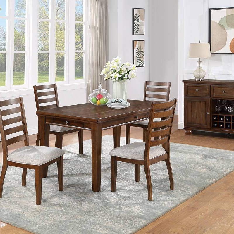F2598-5PC 5PC SETS Dining Table + Chairs