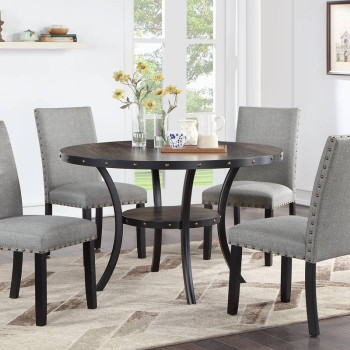 F2516-5PC 5PC SETS Dining Table + 4 Chairs