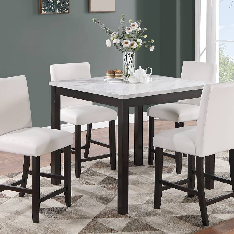 F2617 5-pcs Counter Height Dining Set