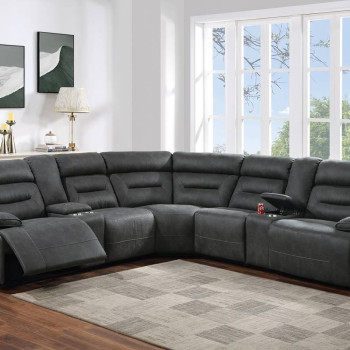 F86631 3-Piece Reclining Sectional Set