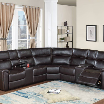 F8120 3-Piece Reclining Sectional Set