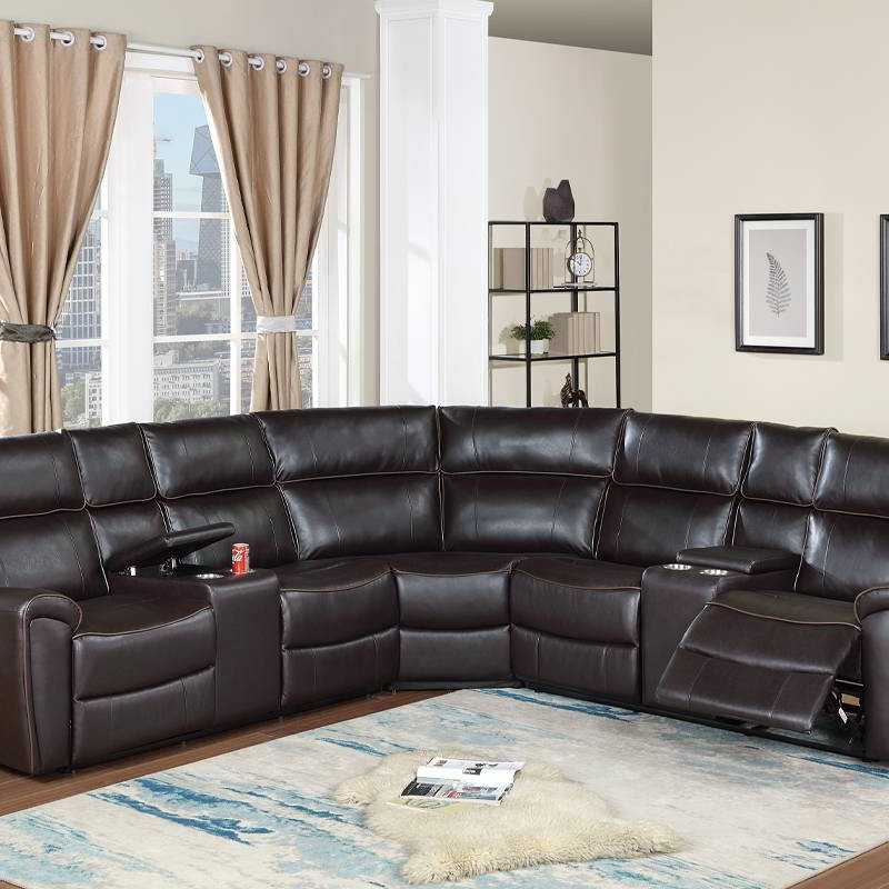 F8120 3-Piece Reclining Sectional Set