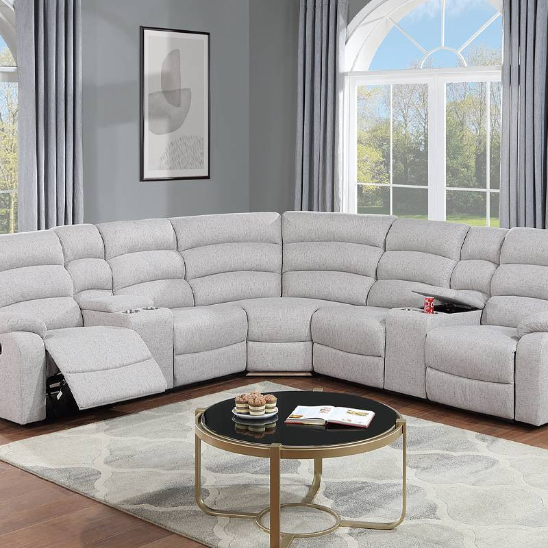F8110 3-Piece Reclining Sectional Set