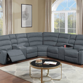 F8100 3-Piece Reclining Sectional Set