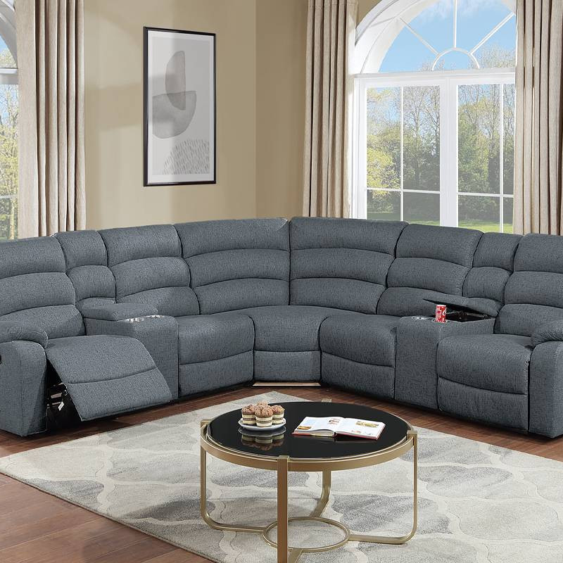 F8100 3-Piece Reclining Sectional Set