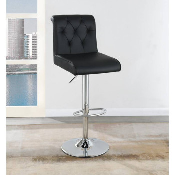 F1644 ADJUSTABLE BARSTOOL/BLACK