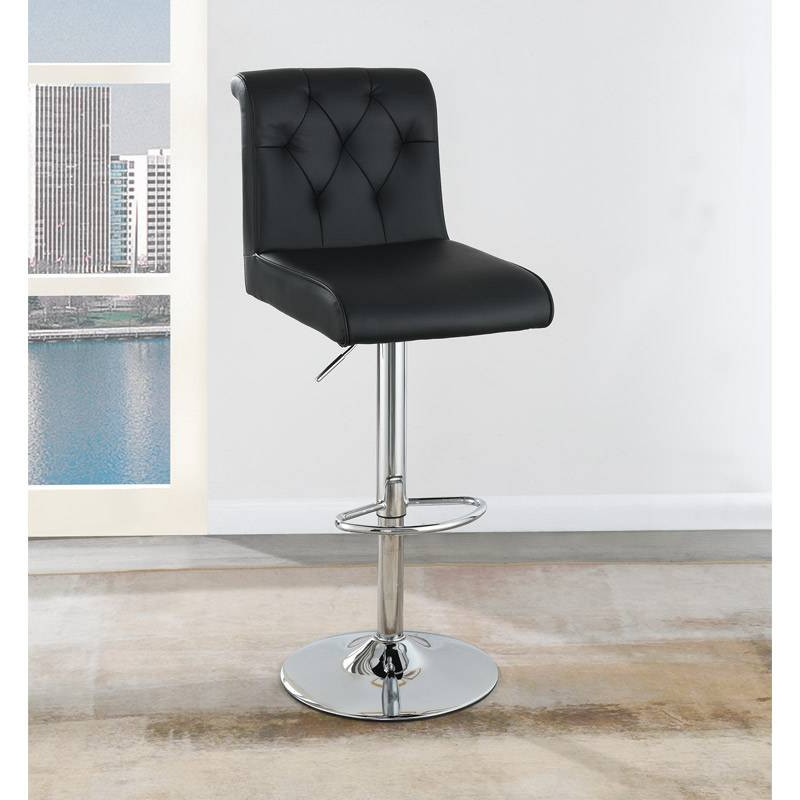 F1644 ADJUSTABLE BARSTOOL/BLACK
