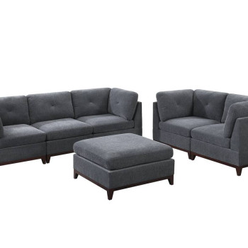 870 6-PCS MODULAR SECTIONAL & SOFA SET