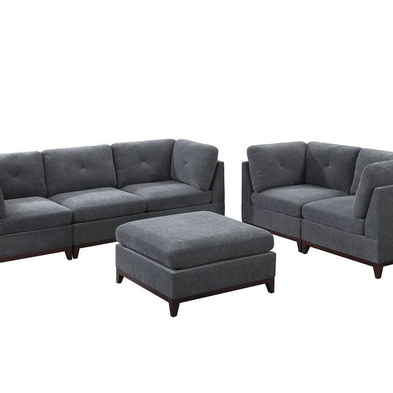870 6-PCS MODULAR SECTIONAL & SOFA SET