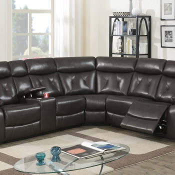 F86624 3-PC POWER RECLINING SECTIONAL