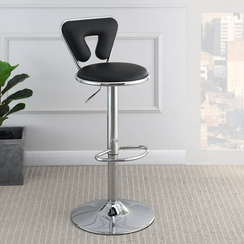 F1641 ADJUSTABLE BARSTOOL/BLACK