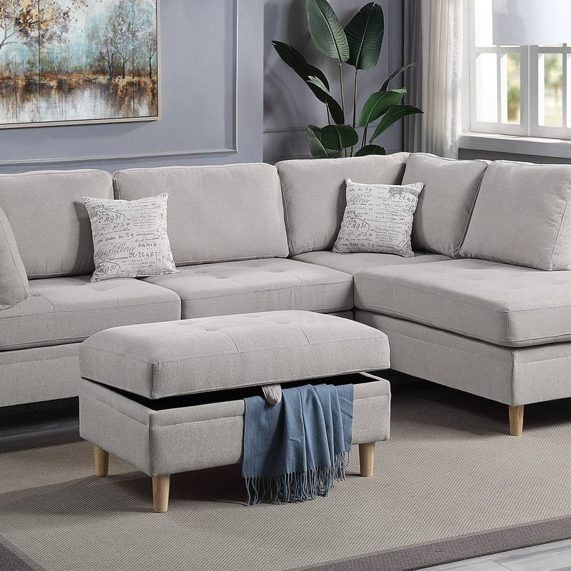 F8853 3-PC SECTIONAL SET MUSHROOM