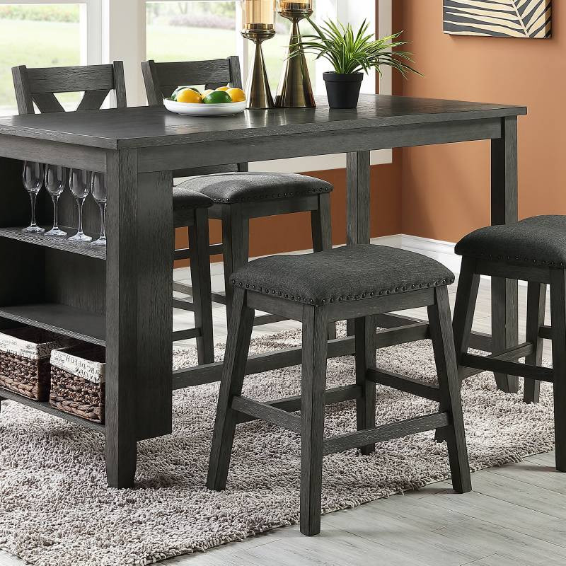 F2488 Counter Height Table W/Storage