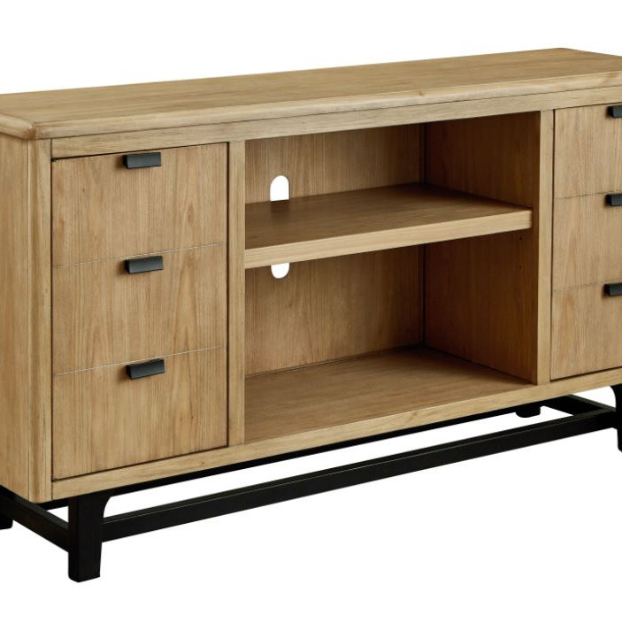 W761-68 LG TV Stand w/Fireplace Option