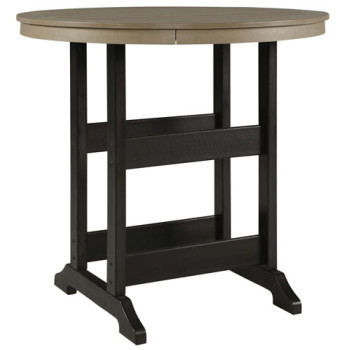P211-613 Fairen Trail Round Bar Table w/UMB OPT