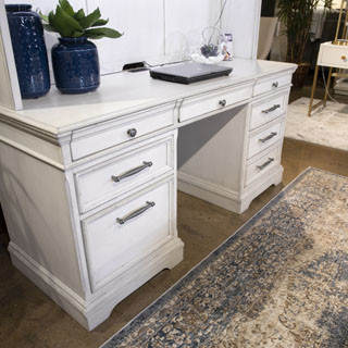 H777-21L Home Office Desk LF Pedestal