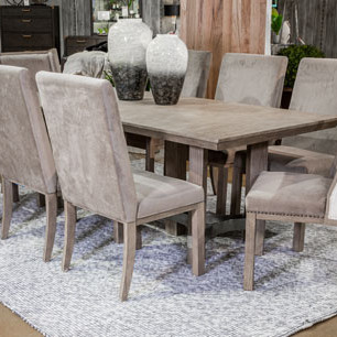 D983 Rectangular 9PC SETS Dining Room Table