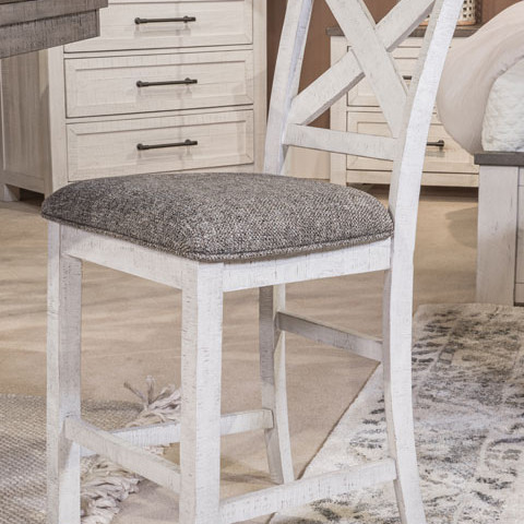 D784-124 Upholstered Barstool
