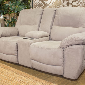 54203 Next-Gen Gaucho DBL REC PWR Loveseat w/Console