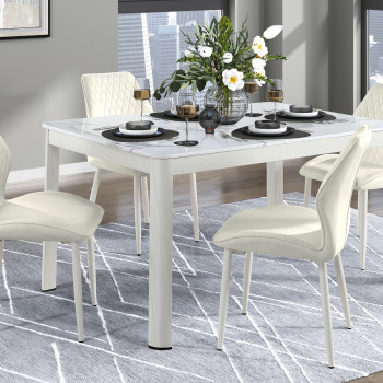 5918-59*5BE 5PC SETS Dining Table + 4 Side Chairs