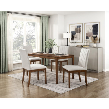 5952*5 5PC SETS Dining Table + 4 Side Chairs