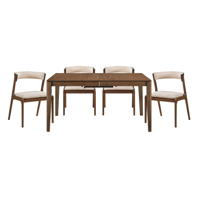 5926-76*5 5PC SETS Dining Table + 4 Side Chairs