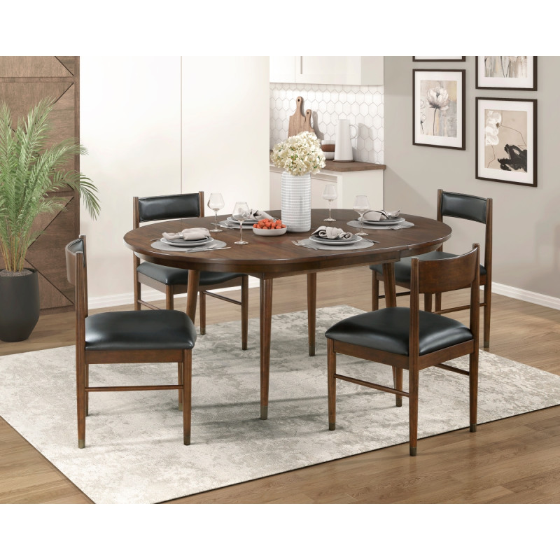 5413-65*5 5PC SETS Dining Table + 4 Side Chairs
