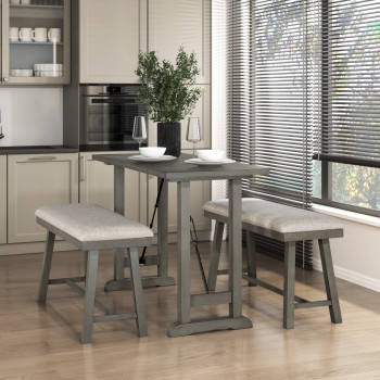 5685-32*3BH 3PC SETS Counter Height Table + 2  Bench