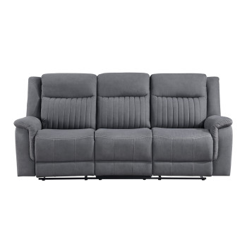 9646GY-3 Double Reclining Sofa