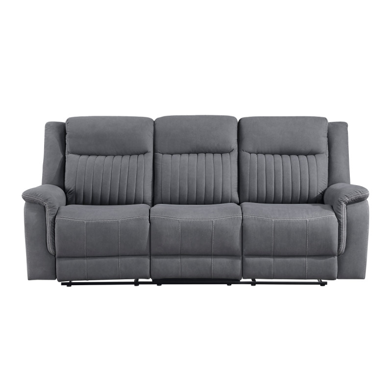 9646GY-3 Double Reclining Sofa