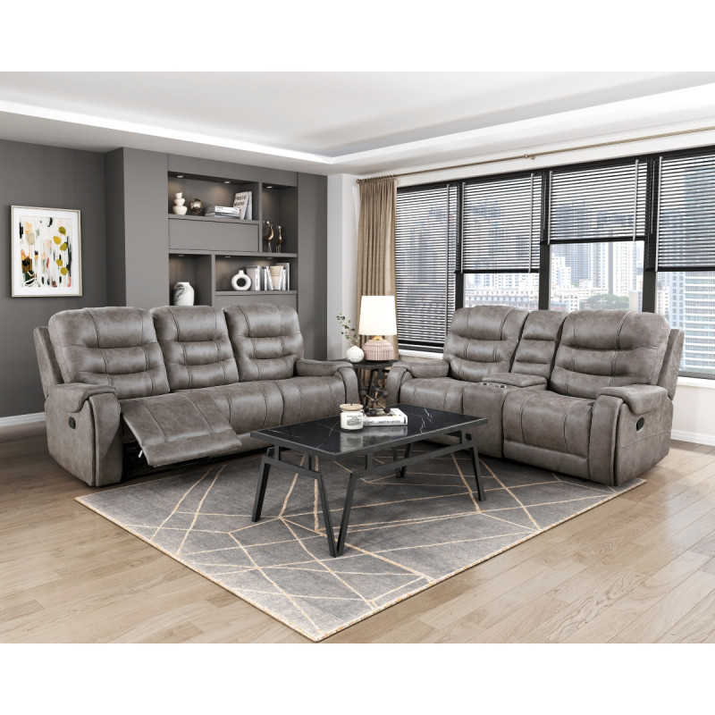 9634GBR*2 2PC SETS Double Reclining Sofa + Love Seat