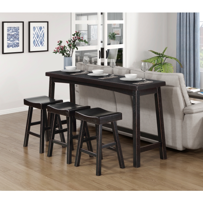5687BLK-364P -Piece Pack Counter Height Set