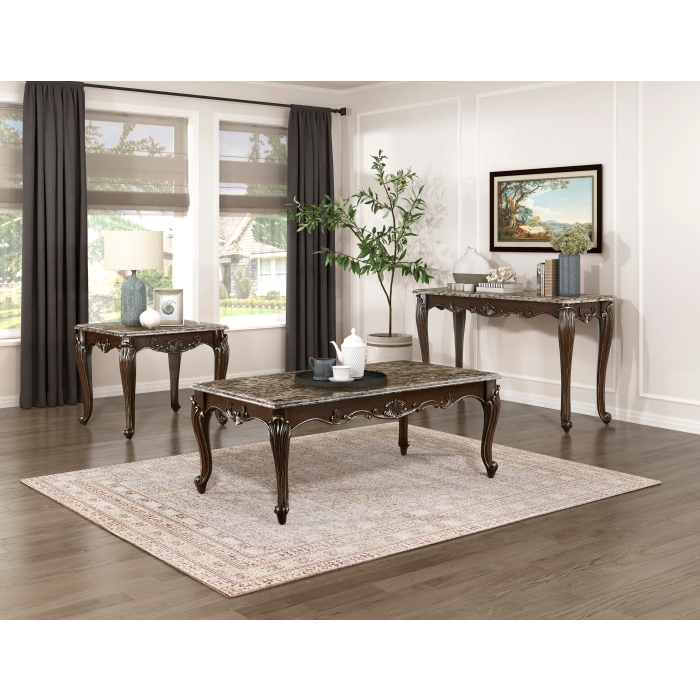 8570-3PK 3PC SETS End Table + Sofa Table + Cocktail Table