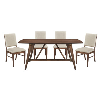 5901-71*5 5PC SETS Dining Table + 4 Side Chairs