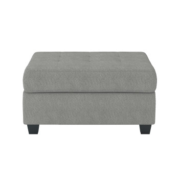 9507GRY-4 Storage Ottoman