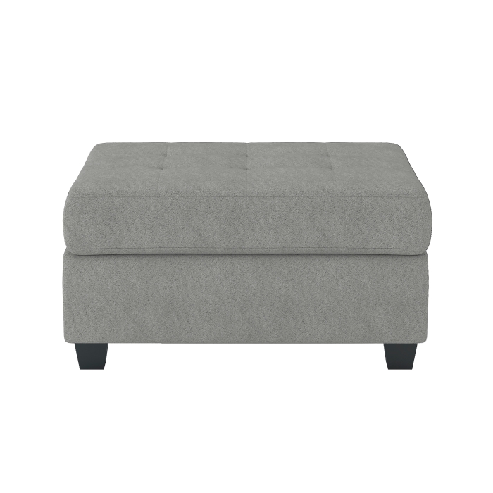 9507GRY-4 Storage Ottoman