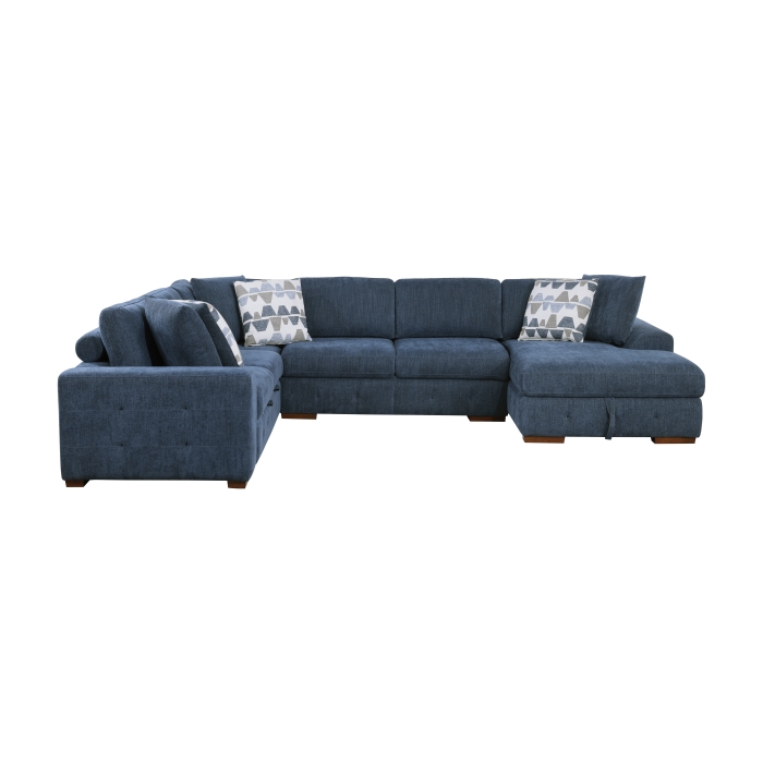 9624BU*42LRC 4-Piece Sectional with Right Chaise
