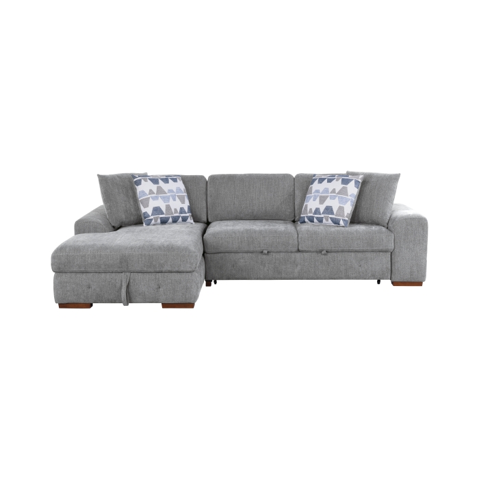 9624GY*2LC2R 2-Piece Sectional with Left Chaise