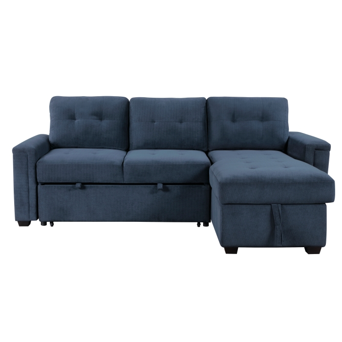 9259*SC Reversible Sectional with Hidden Storage and Pull-out Bed