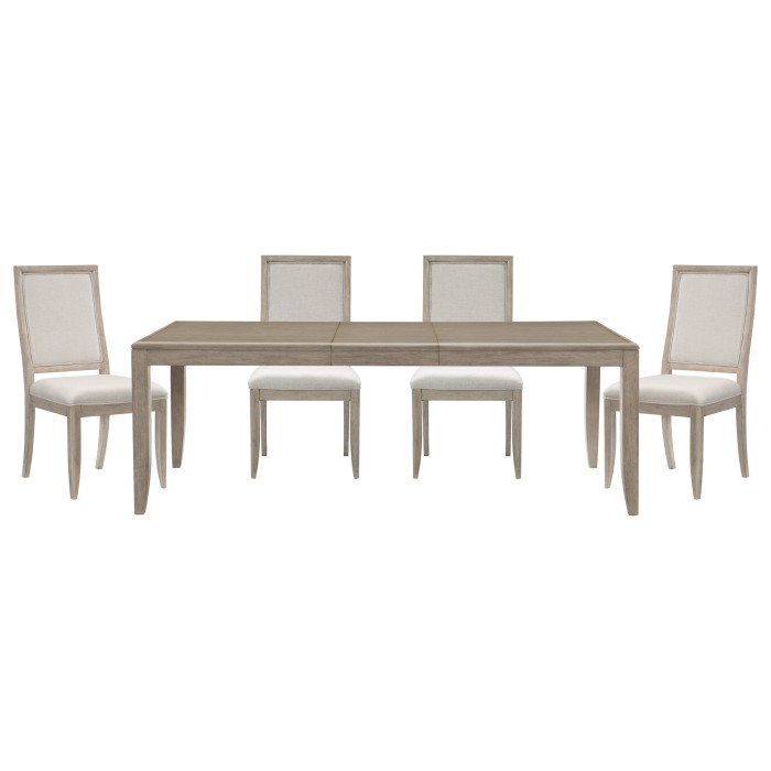 1820-86*5 5PC SETS Dining Table + 4 Side Chairs