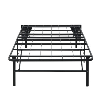 BF-1MT-T Twin Foldable Metal Platform Bed Frame, Toolless