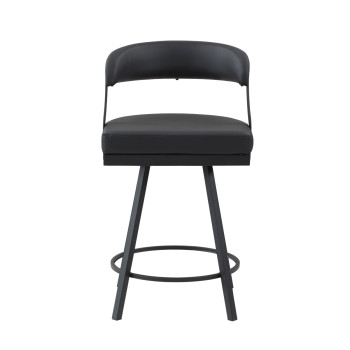 5565-24BK Swivel Counter Height Chair