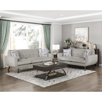 9627TAN*2 2PC SETS Sofa + Love Seat