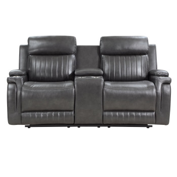 9456DG-2 Double Reclining Love Seat with Center Console