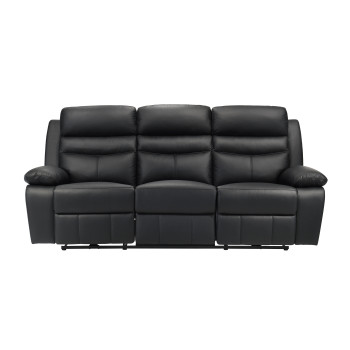 9628BLK-3PW Power Double Reclining Sofa