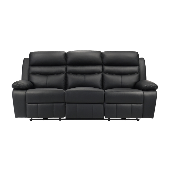 9628BLK-3PW Power Double Reclining Sofa