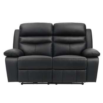 9628BLK-2PW Power Double Reclining Love Seat
